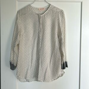 100% silk button down shirt from danish brand, Custommade, size small